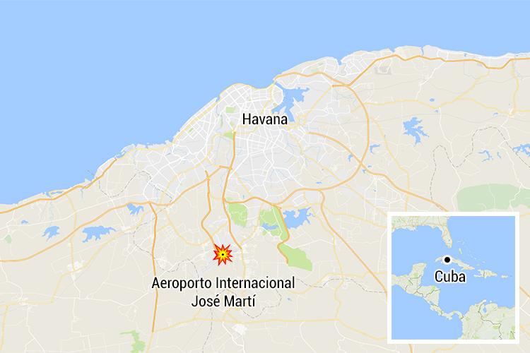 mapa-local-queda-aviao-cuba-havana mapa-local-queda-aviao-cuba-havana