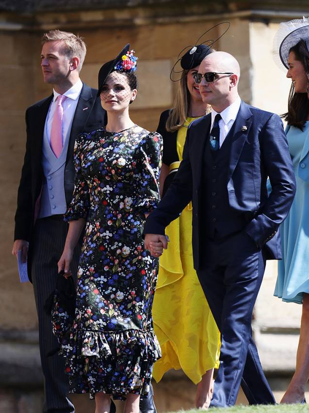 Tom Hardy e Charlotte Riley chegam para o casamento do príncipe Harry e da atriz Meghan Markle - 19/05/2018 Tom Hardy e Charlotte Riley chegam para o casamento do príncipe Harry e da atriz Meghan Markle - 19/05/2018