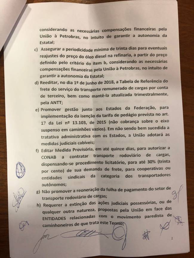 WhatsApp Image 2018-05-24 at 21.57.50 (2) Acordo Governo Temer Caminhoneiros