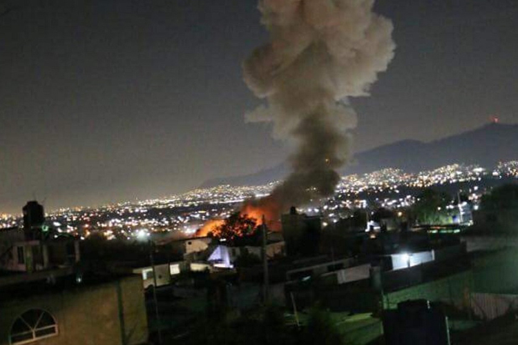 Explosão em estoque de fogos de artifício em Tultepec, no México - 06/06/2018