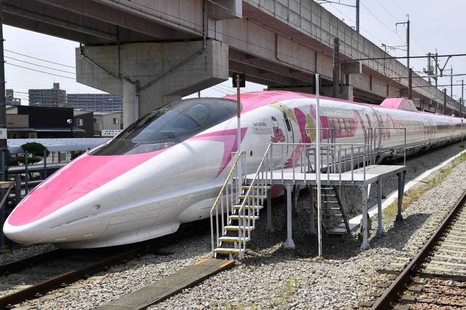 O trem especial circulará durante três meses no trecho Osaka-Fukuoka, no oeste do Japão