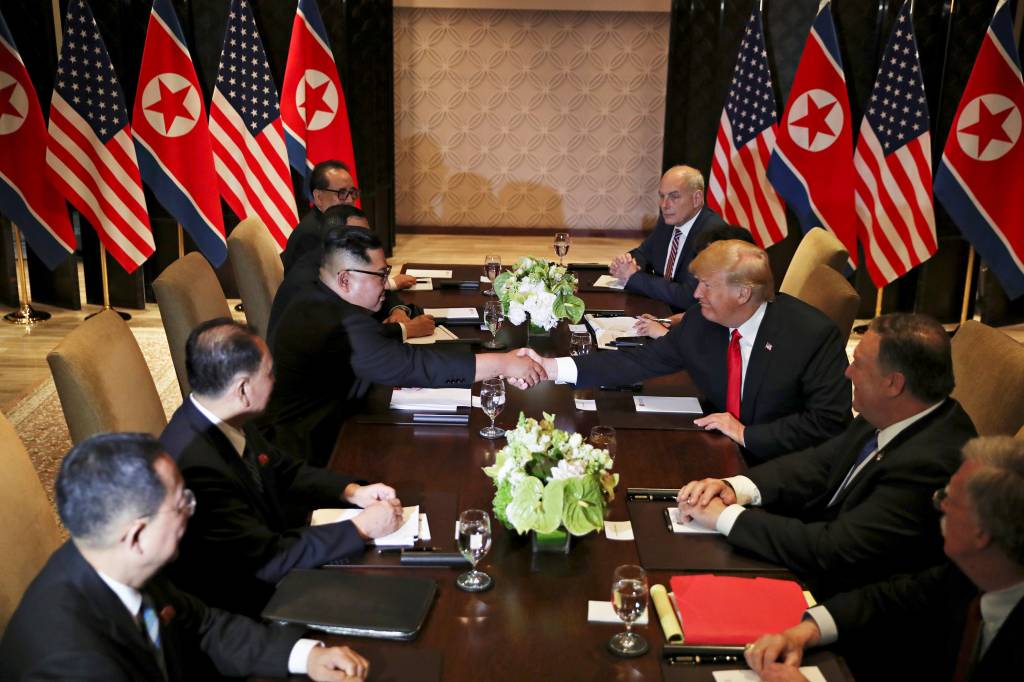 Kim Jong-un e Donald Trump Kim Jong-un e Donald Trump