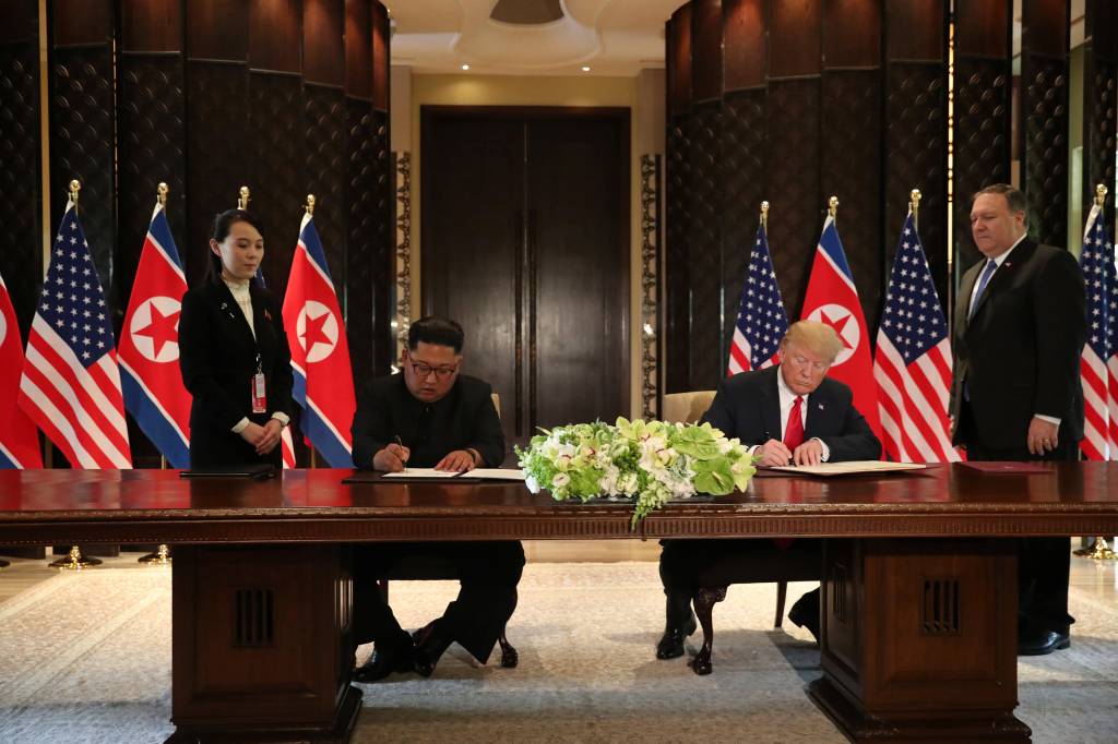 Kim Jong-un e Donald Trump Kim Jong-un e Donald Trump
