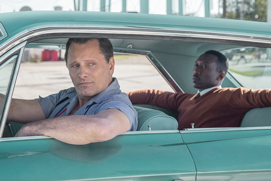 Viggo Mortensen e Mahershala Ali em ‘Green Book’ Viggo Mortensen e Mahershala Ali em 'Green Book'
