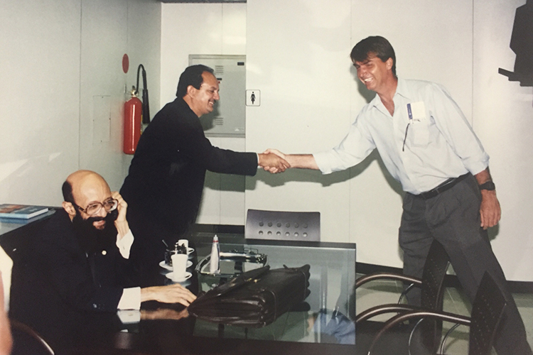 Jair Bolsonaro se encontra com Dr.Enéas Carneiro Jair Bolsonaro se encontra com Dr.Enéas Carneiro