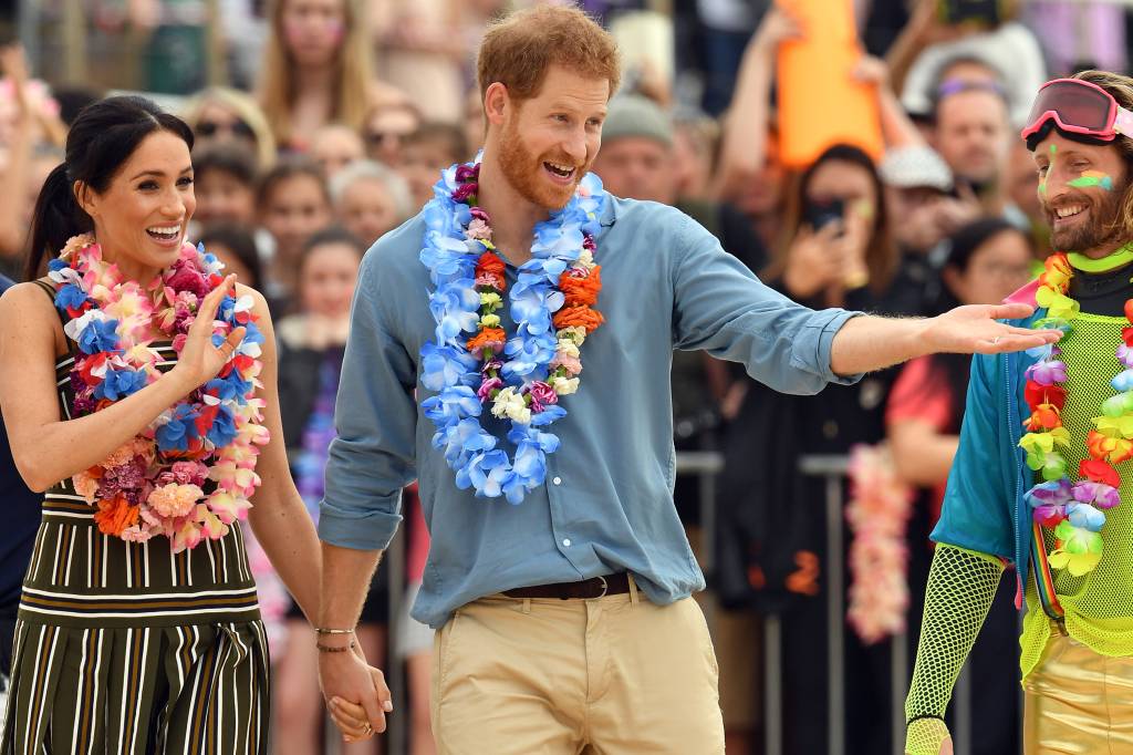 Harry e Meghan Markle na Austrália Harry e Meghan Markle na Austrália