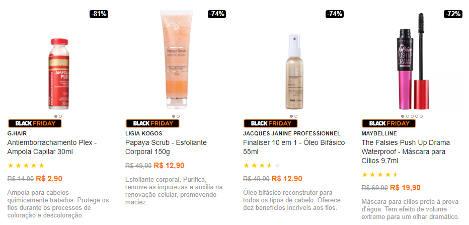 beleza na web black friday