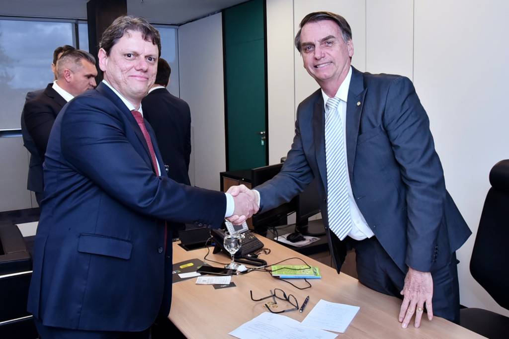 Uma diferença substantiva entre Flávio e Eduardo Bolsonaro sobre Tarcísio de Freitas