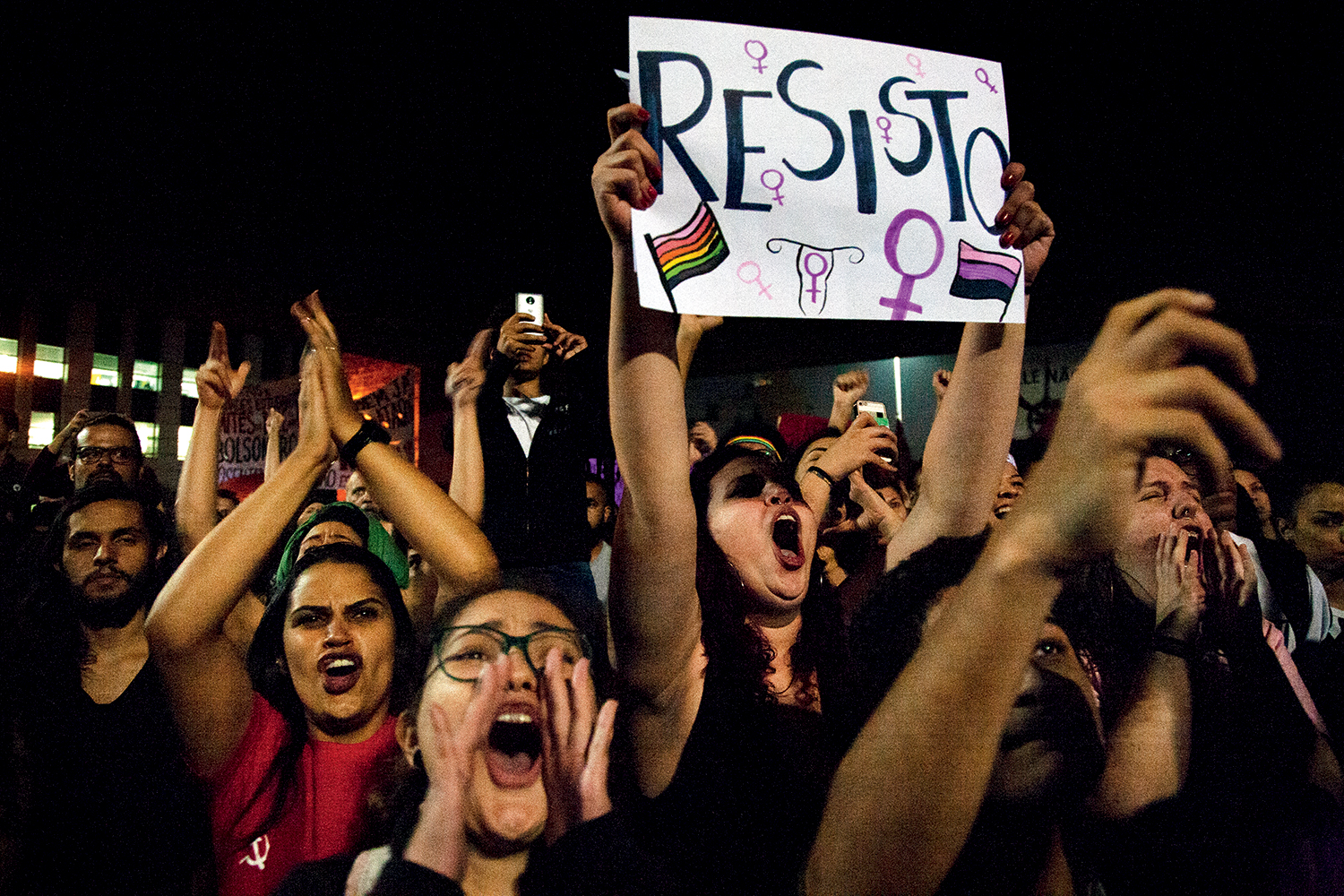 Protesto contra Jair Bolsonaro