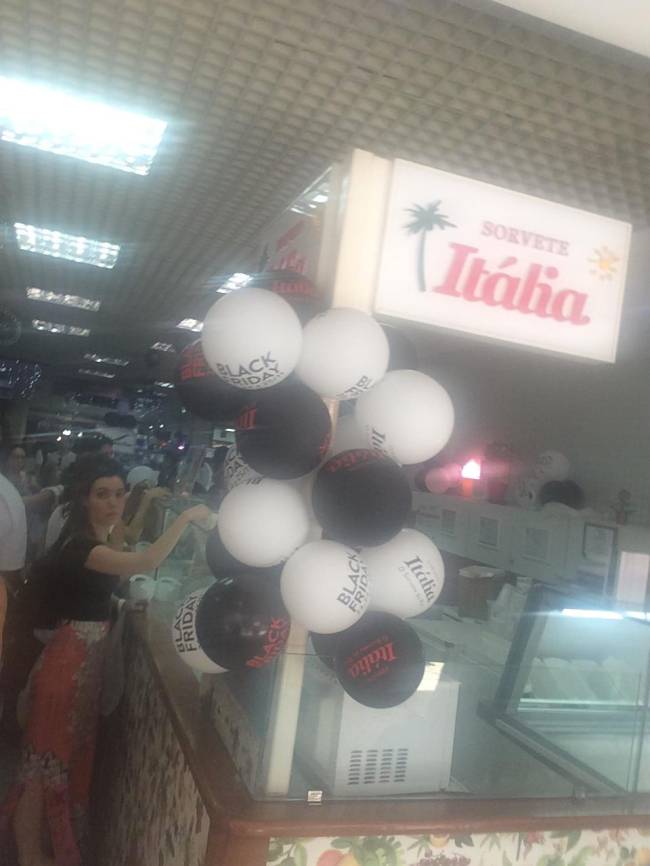Black Friday na sorveteria Itália Black Friday na sorveteria Itália