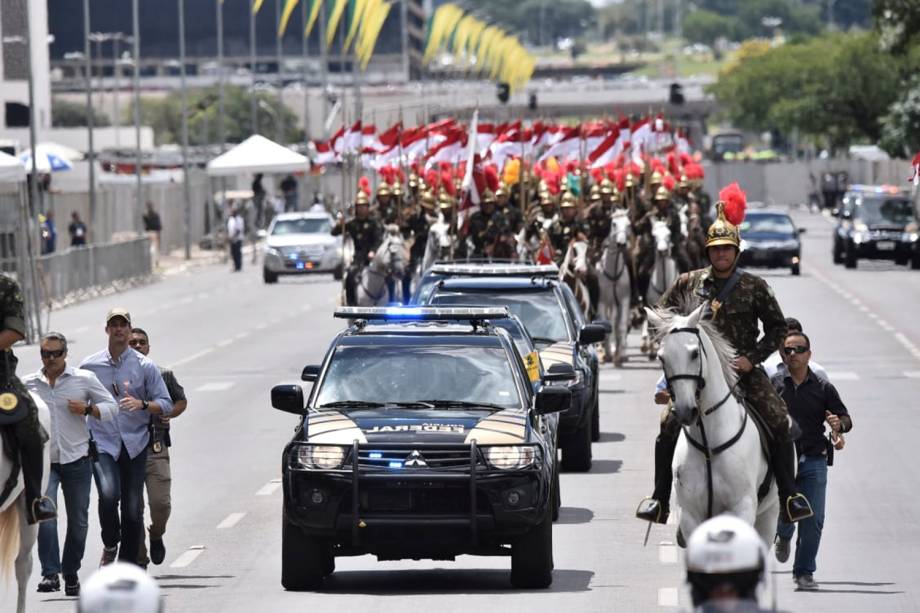 Ensaio para a posse do Presidente eleito Jair Bolsonaro em Brasília