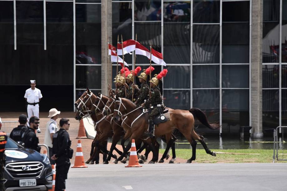 Ensaio para a posse do Presidente eleito Jair Bolsonaro em Brasília