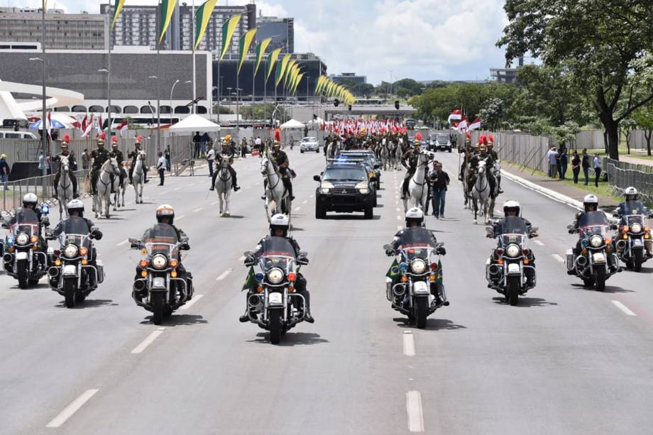 Ensaio para a posse do Presidente eleito Jair Bolsonaro em Brasília