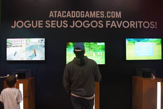 Estande da Atacado Games, durante a Comic Con Experience, realizada na São Paulo Expo - 05/12/2018 Estande da Atacado Games, durante a Comic Con Experience, realizada na São Paulo Expo - 05/12/2018