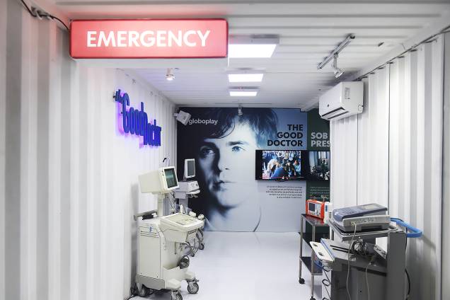 Visitantes podem interagir com a série 'The Good Doctor', no estande da Globoplay durante a Comic Con Experience, realizada na São Paulo Expo - 04/12/2018 Visitantes podem interagir com a série 'The Good Doctor', no estande da Globoplay durante a Comic Con Experience, realizada na São Paulo Expo - 04/12/2018