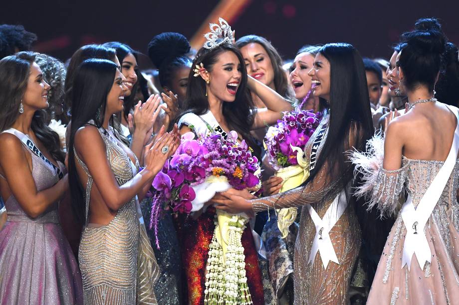 Catriona Gray, miss Filipinas, é eleita Miss Universo 2018 durante cerimônia realizada em Bangkok, na Tailândia - 17/12/2018