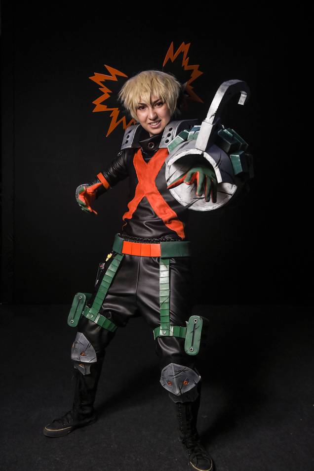 Cosplay do personagem "Katsuki Bakugo", durante o segundo dia da Comic Con Experience, realizada na São Paulo Expo - 07/12/2018 Cosplay do personagem "Katsuki Bakugo", durante o segundo dia da Comic Con Experience, realizada na São Paulo Expo - 07/12/2018