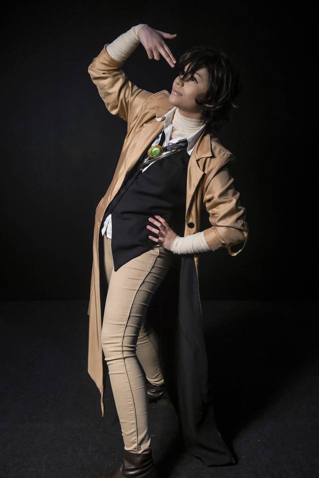 Cosplay do personagem "Dazai Osamu", durante o segundo dia da Comic Con Experience 2018, realizada na São Paulo Expo - 07/12/2018 Cosplay do personagem "Dazai Osamu", durante o segundo dia da Comic Con Experience 2018, realizada na São Paulo Expo - 07/12/2018