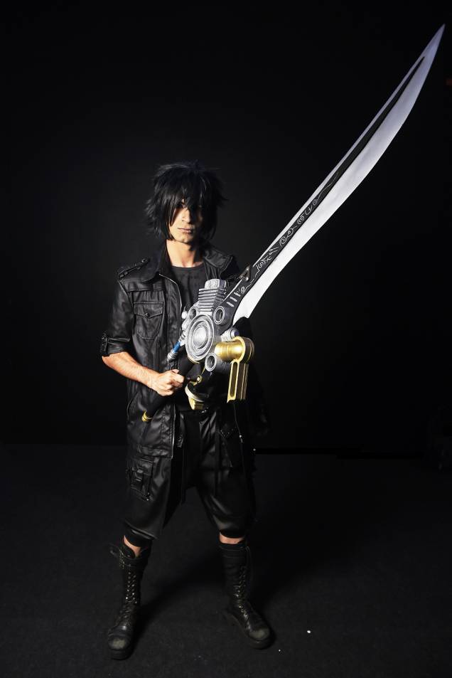 Cosplay do personagem "Noctis", da série de jogos 'Final Fantasy", durante o segundo dia da Comic Con Experience 2018, realizada na São Paulo Expo - 07/12/2018 Cosplay do personagem "Noctis", da série de jogos 'Final Fantasy", durante o segundo dia da Comic Con Experience 2018, realizada na São Paulo Expo - 07/12/2018