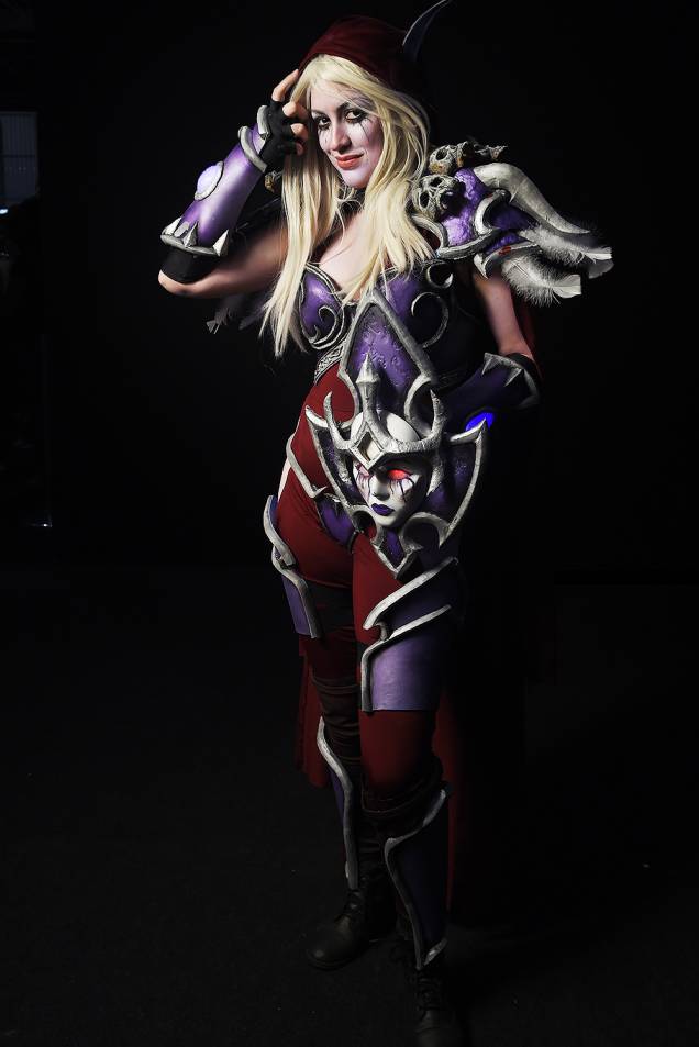 Cosplay da personagem "Sylvanas Windrunner", da série de jogos "World Of Warcraft", durante o segundo dia da Comic Con Experience 2018, realizada na São Paulo Expo - 07/12/2018 Cosplay da personagem "Sylvanas Windrunner", da série de jogos "World Of Warcraft", durante o segundo dia da Comic Con Experience 2018, realizada na São Paulo Expo - 07/12/2018