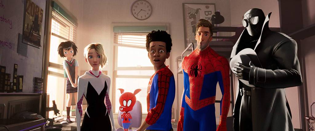 Cena do filme Homem-Aranha no Aranhaverso Cena do filme Homem-Aranha no Aranhaverso