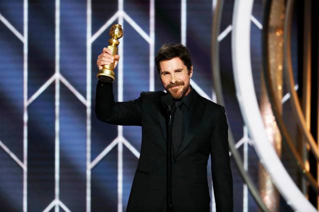 Christian Bale ganha prêmio na categoria de melhor ator em comédia ou musical por "Vice" - 07/01/2019 Christian Bale ganha prêmio na categoria de melhor ator em comédia ou musical por "Vice" - 07/01/2019