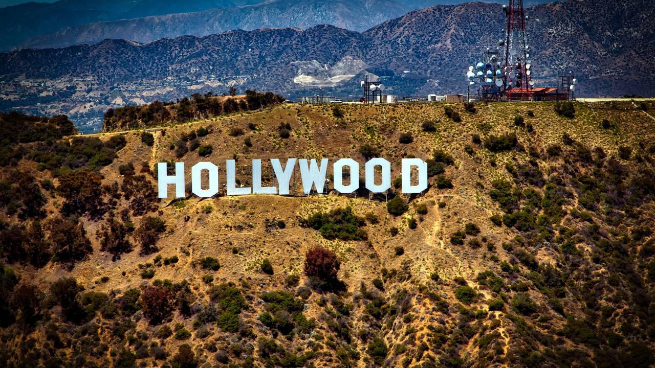 letreiro Hollywood em Los Angeles