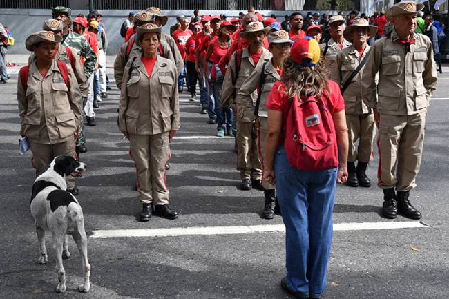 Protesto pró-Maduro Protesto pró-Maduro