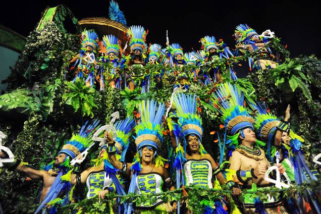 Destaques do carro abre-alas da Mangueira no segundo dia de desfile na Marquês de Sapucaí - 05/03/2019 Destaques do carro abre-alas da Mangueira no segundo dia de desfile na Marquês de Sapucaí - 05/03/2019
