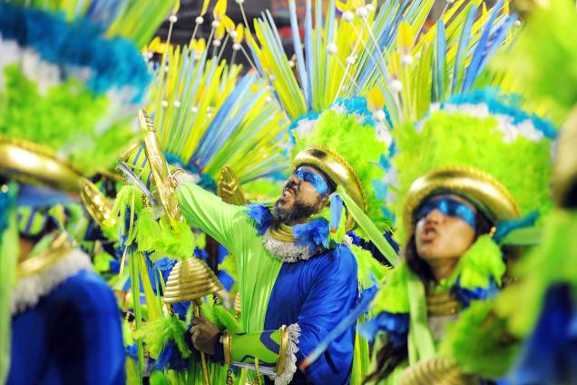 Comissão de frente da Mangueira no segundo dia de desfile na Marquês de Sapucaí - 05/03/2019 Comissão de frente da Mangueira no segundo dia de desfile na Marquês de Sapucaí - 05/03/2019