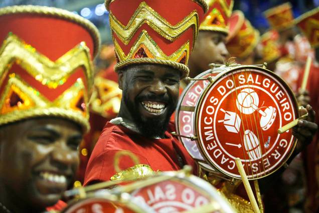 Componente da escola de samba Acadêmicos do Salgueiro durante desfile no Sambódromo da Marquês de Sapucaí - 04/03/2019 Componente da escola de samba Acadêmicos do Salgueiro durante desfile no Sambódromo da Marquês de Sapucaí - 04/03/2019