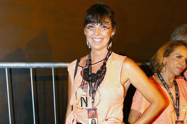 A jornalista Glenda Kozlowski posa para foto em camarote no Sambódromo da Marquês de Sapucaí - 04/03/2019 A jornalista Glenda Kozlowski posa para foto em camarote no Sambódromo da Marquês de Sapucaí - 04/03/2019