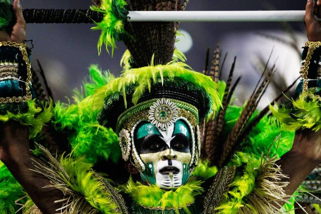 A escola de samba Mancha Verde é a terceira a desfilar no Sambódromo do Anhembi, em São Paulo (SP) - 02/03/2019 A escola de samba Mancha Verde é a terceira a desfilar no Sambódromo do Anhembi, em São Paulo (SP) - 02/03/2019