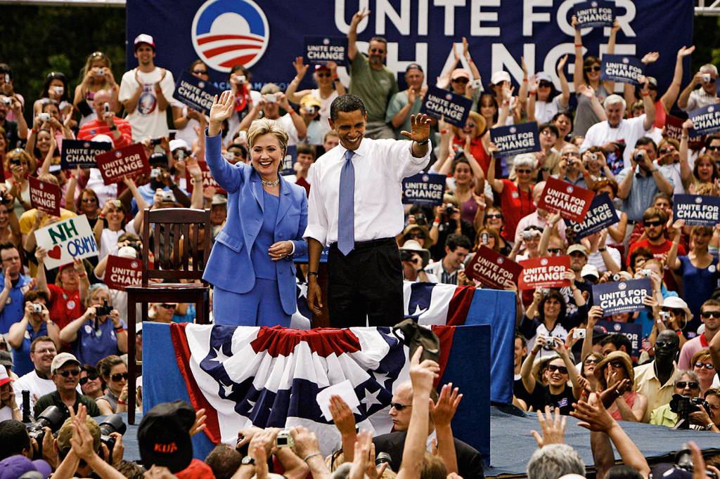 Barack Obama e Hillary Clinton Barack Obama e Hillary Clinton