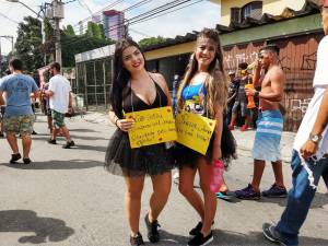 Jackeline Oliveira e Kamila Terralheiro, na Faria Lima Jackeline Oliveira e Kamila Terralheiro, na Faria Lima