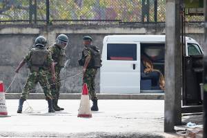 Detonação de van no Sri Lanka Detonação de van no Sri Lanka