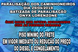 Paralisação caminhoneiros Paralisação caminhoneiros