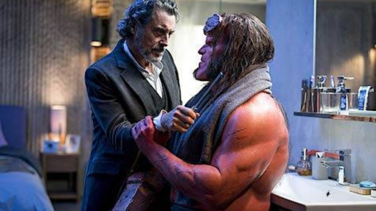 Cena do filme "Hellboy"