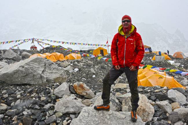 Acampamento no Everest