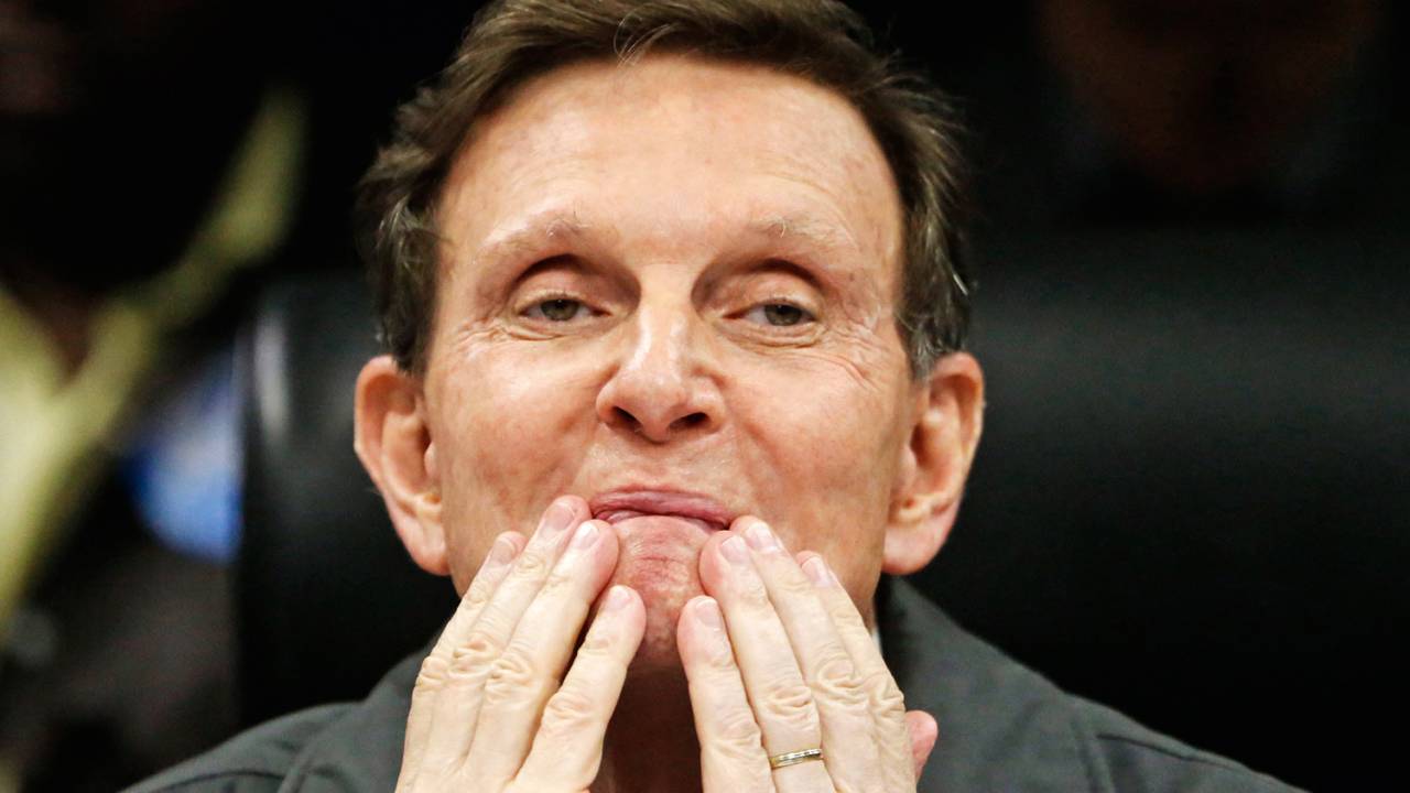 O prefeito do Rio de Janeiro, Marcelo Crivella: preso hoje sob acusação de corrupção na gestão municipal