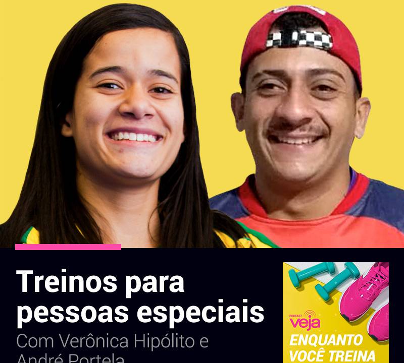 Podcast Enquanto Você Treina com Verônica Hipólito e Andre Portela