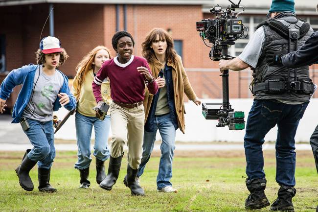 Set de filmagem – Stranger Things Set de filmagem – Stranger Things