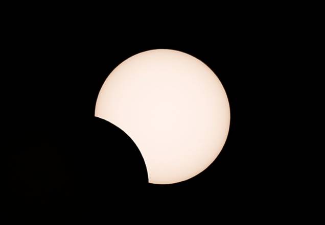 Eclipse solar parcial em Coquimbo, Chile - 02/07/2019 Eclipse solar parcial em Coquimbo, Chile - 02/07/2019