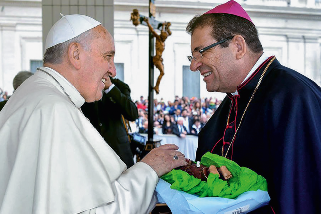 Papa Francisco e Dom Vilson Dias de Oliveira