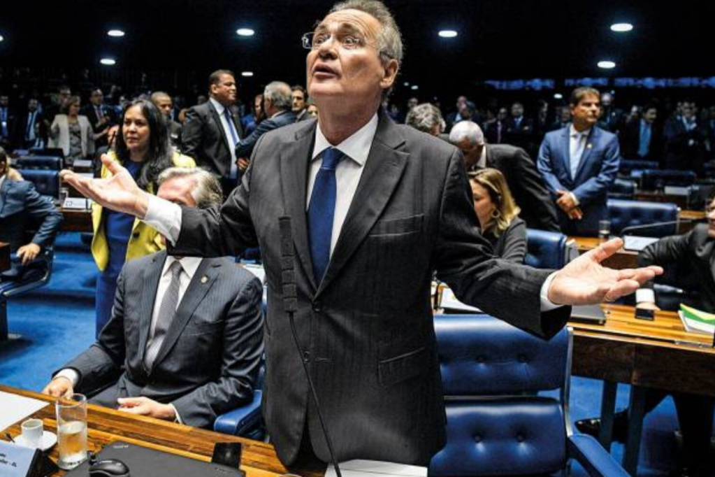 Só nessa mistura de bangue-bangue com pornochanchada um Renan Calheiros poderia exigir que o procurador Deltan Dallagnol seja afastado da Lava Jato. Só nessa mistura de bangue-bangue com pornochanchada um Renan Calheiros poderia exigir que o procurador Deltan Dallagnol seja afastado da Lava Jato.