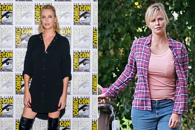 CharlizeTheronAntesDepois CharlizeTheronAntesDepois