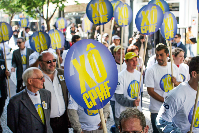 IMPOSTO-CPMF-PROTESTO IMPOSTO-CPMF-PROTESTO