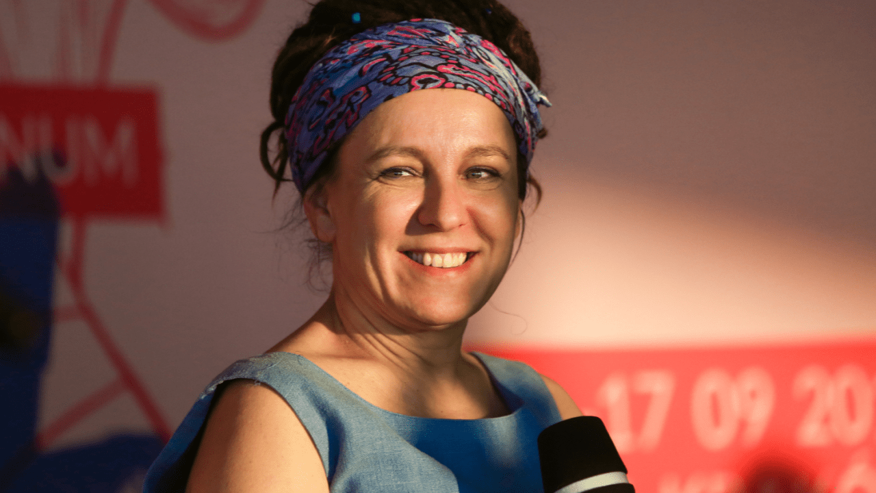 A ganhadora do Nobel de literatura 2019, Olga Tokarczuk