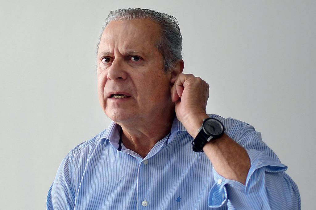 José Dirceu O ex-presidente do PT e ex-ministro José Dirceu