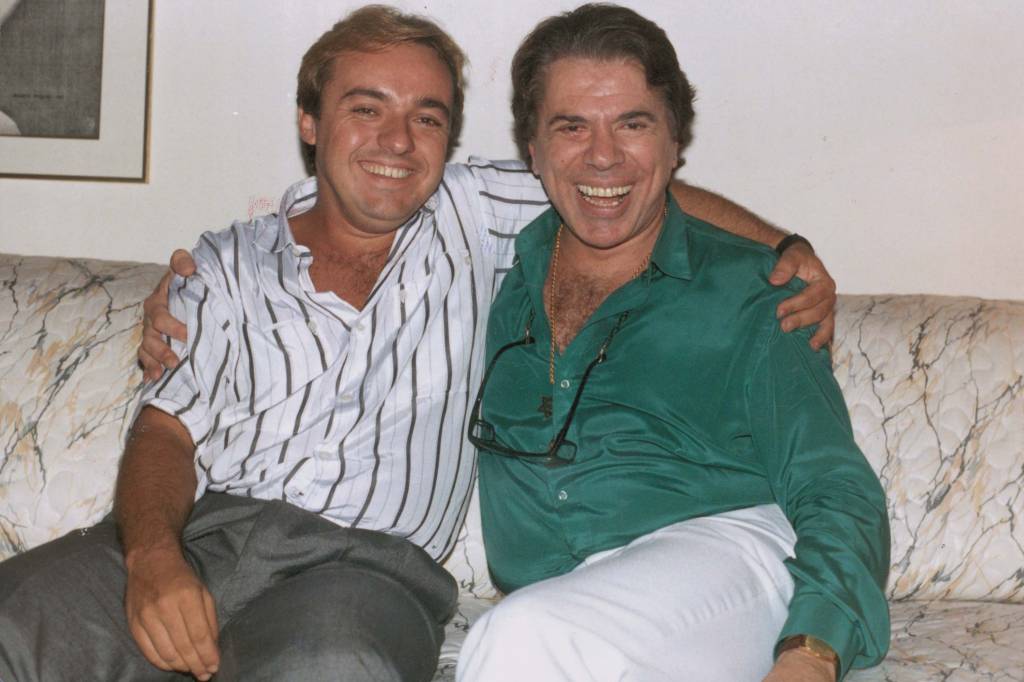 Gugu Liberato com Silvio Santos. 1988CrÈdito: JUVENAL PEREIRA Gugu Liberato com Silvio Santos. 1988CrÈdito: JUVENAL PEREIRA